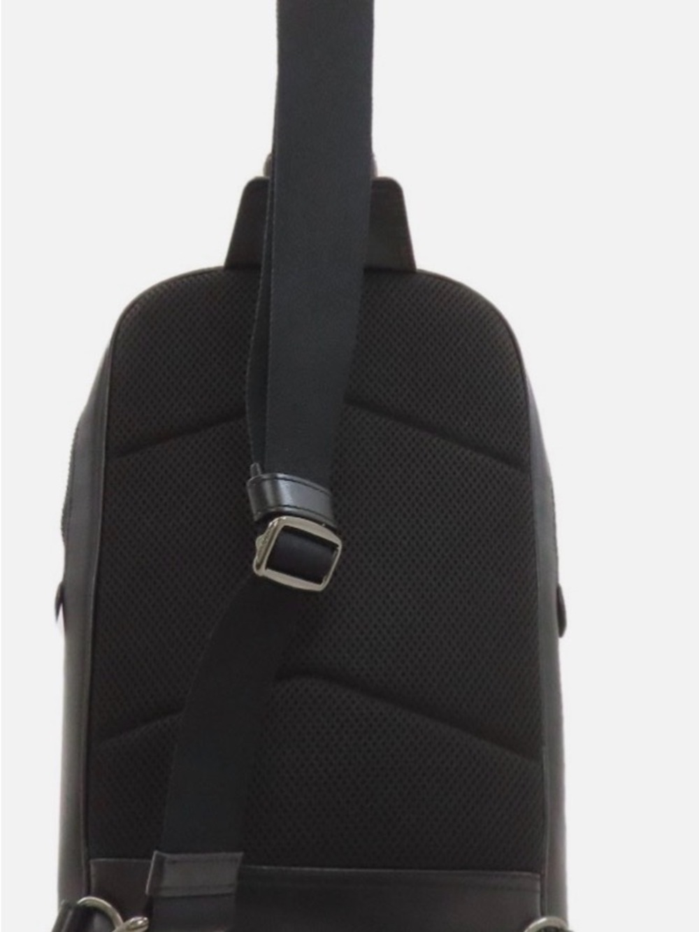 COACH Graham Pack Crossbody C2932 In Signature Canvas Leather Charcoal Black - Picture 2 of 14